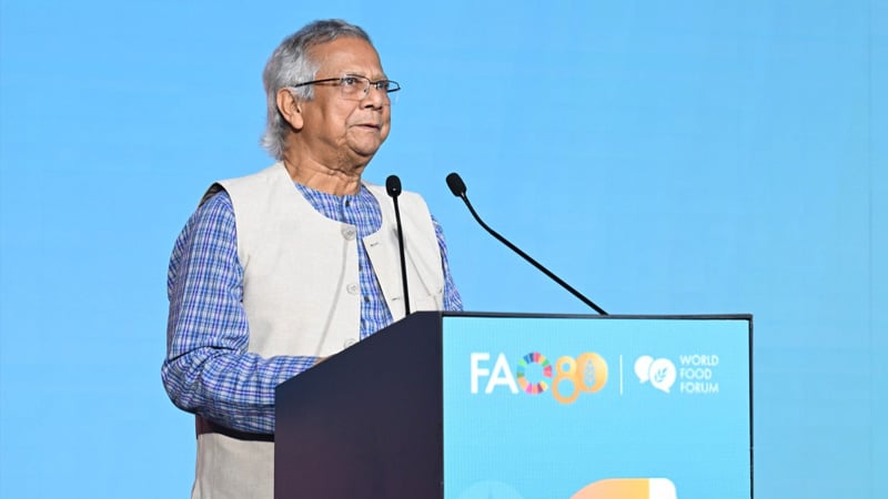 ক্ষুধামুক্ত বিশ্ব গঠনে ৬ দফা প্রস্তাব প্রধান উপদেষ্টার 