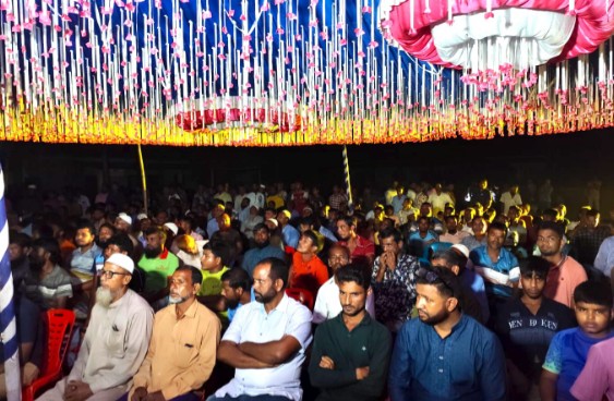 নাগেশ্বরীতে ধানের শীষের ছায়ায় সম্প্রীতির ডাক