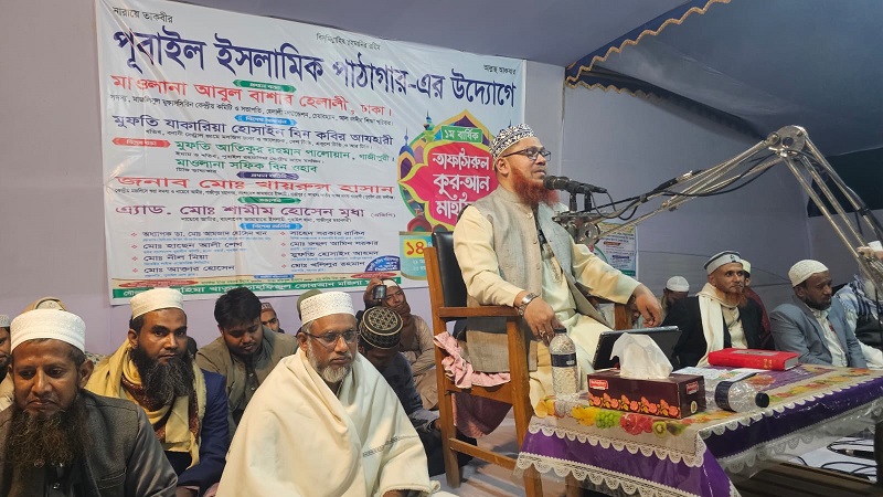 কোরআনের আদর্শেই ন্যায়বিচার ও টেকসই পরিবর্তনের পথ—তাফসীর মাহফিলে খায়রুল হাসান