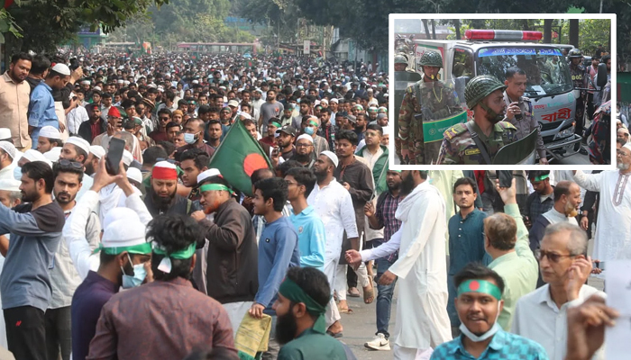 ওসমান হাদির জানাজায় অংশ নিতে মানুষের ঢল