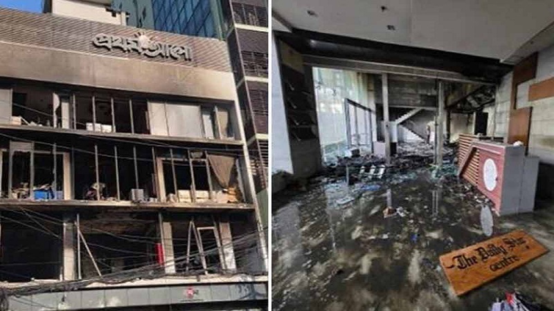 প্রথম আলো-ডেইলি স্টারে হামলার ঘটনায় গ্রেপ্তার ৯