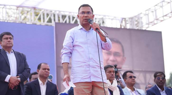 যারা নারীদের অসম্মান করে, তাদের হাতে দেশ নিরাপদ নয় : তারেক রহমান