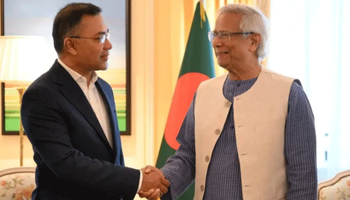 তারেক রহমানকে অভিনন্দন জানিয়েছেন প্রধান উপদেষ্টা