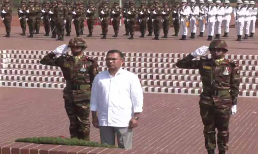 স্মৃতিসৌধে শ্রদ্ধা জানালেন প্রধানমন্ত্রী তারেক রহমান