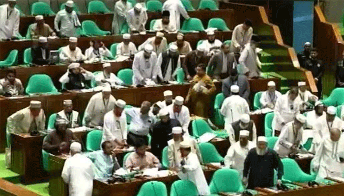 সংসদ অধিবেশন থেকে ফের ওয়াকআউট জামায়াত-এনসিপির