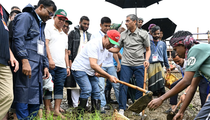 সিলেটের বাসিয়া নদীর খাল পুনঃখনন উদ্বোধন করলেন প্রধানমন্ত্রী